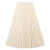 Fei Yuan Women's Elegant High-Waist Accordion Pleated Skirt - Autumn/Winter Style