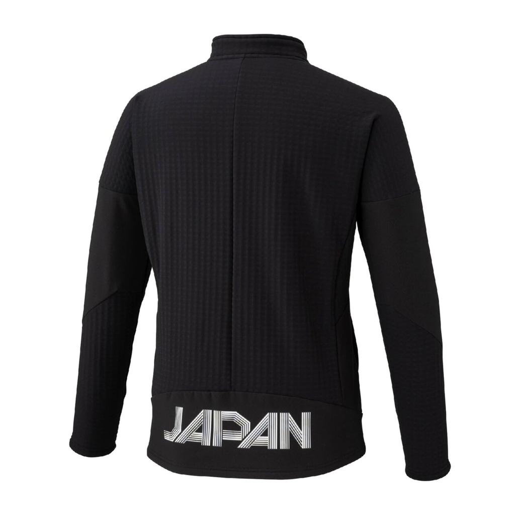 Training Wear Authentic Techshield Hybrid Jacket Easy To Move 32MCDMA1 Unisex Black Size 2XL [Mizuno] - In, Windproof, Water-Repellent - - - -