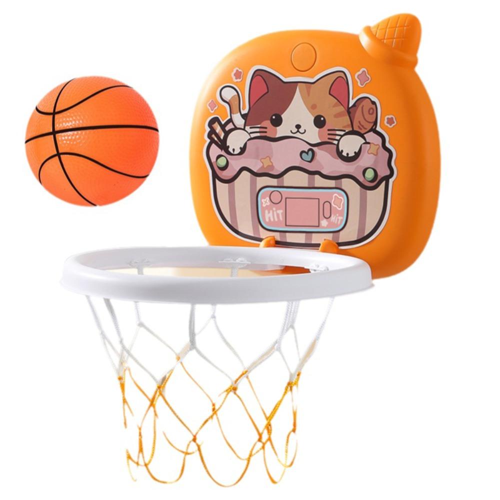 Wall Mount Baby Basketball Toy Set Foldable Basketball Training Toy  Bedroom Play