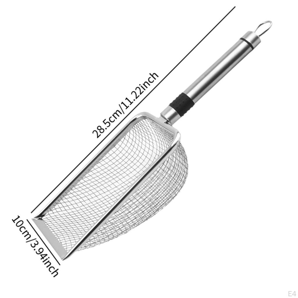 Cat Litter Scooper Kitten Mesh Long Handle Sifting Sand Lifter Easy to Clean