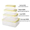 Microwave-Safe Rectangular Plastic Bento Box with Lid for Fresh Storage