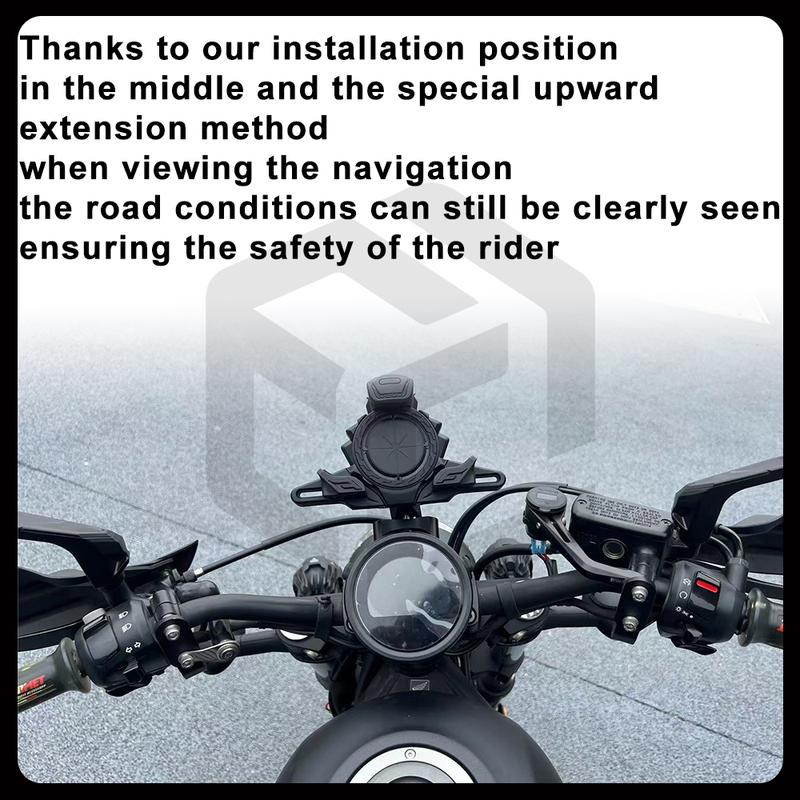 Motorcycles Center-mounted Mobile Phone Stand Navigation Stand for HONDA CM / REBEL 250 500 1100 with Camera Baseplate