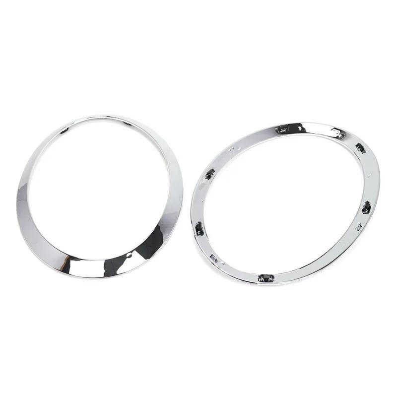 For Mini Cooper F55 F56 F57 Front Lamp Frame Headlight Trim Ring 2Pcs 51137300631 51137300632 51712355791 51712355798
