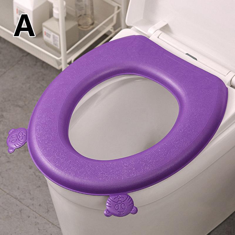 Cheap 1PC Reusable Toilet Seat Cover Waterpoof Soft Cushion Pad Tiger Head Bathroom Accessories