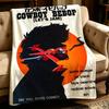 anime C-Cowboy Bebop-p Throw Thick Comfort Flannel Quilt, Multi-scene Use Indoor Outdoor Daily Nap