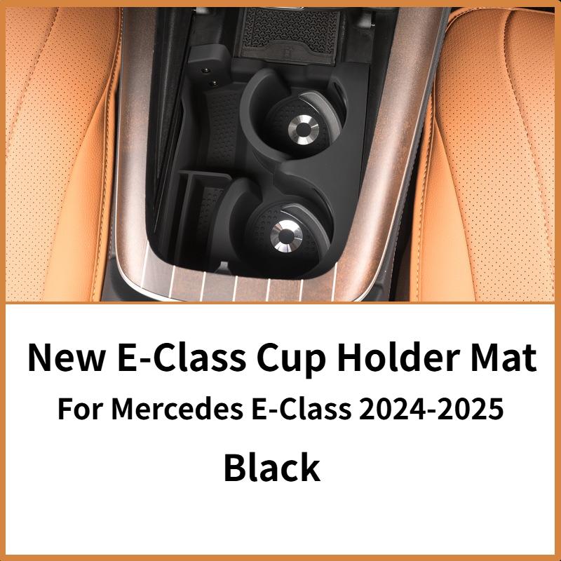 Tapis Porte-gobelet de Console Centrale Pour Mercedes E260L 24-25 Glc 23-25 Classe C 22-25 Antidérapant Anti-poussière Intérieur Auto Pièces de Rechange