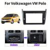 2 DIN 9 Zoll Autoradio Audioblende Rahmen Für Volkswagen VW Polo 2011-2016 DVD Panel Blendenrahmen Einbau Zierleisten-Kit