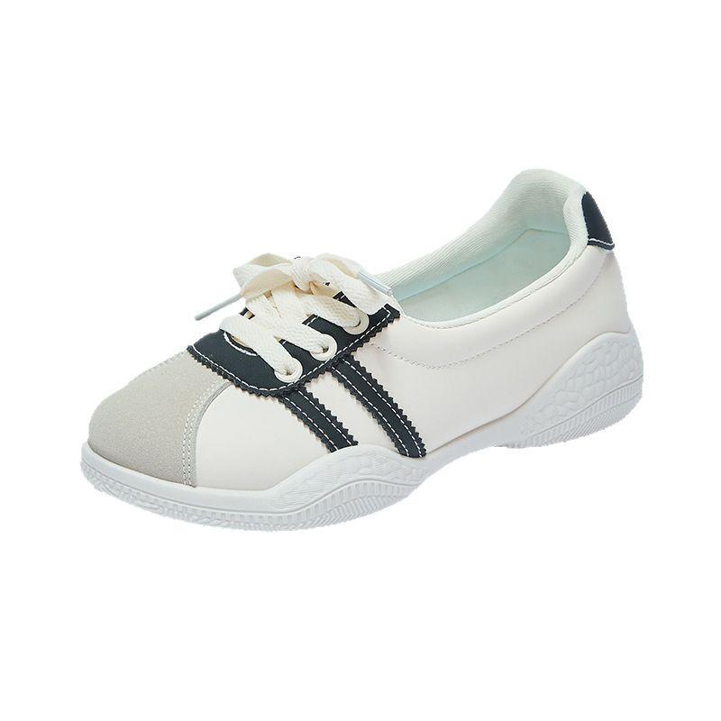 Sneakers Women's Spring 2025 New Korean Version Vibe Style Little White Shoes Lightweight Soft Sole with Skirt Forrest Gump Training Shoes