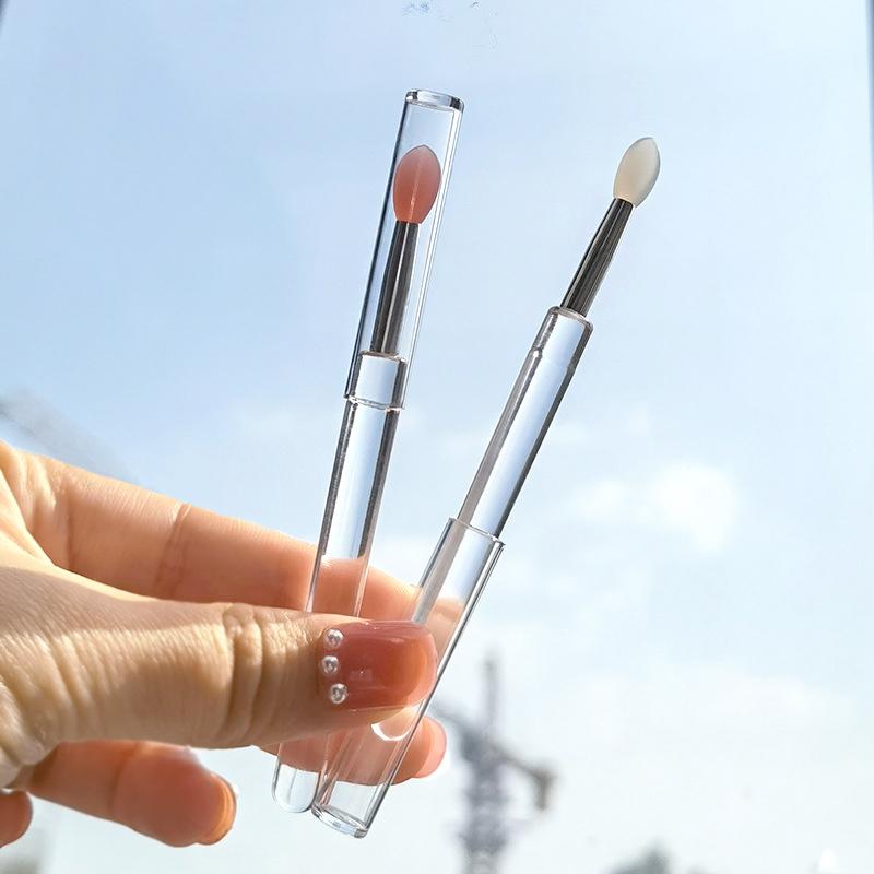 Portable Lip Brush Multifunctional Soft Silicone Head Lip Balm Lipstick