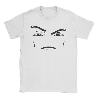 Funny Anime Robot Face TShirts for Men Women Round Neck Cotton T Shirts Short Sleeve Tee Shirt Plus Size Tops