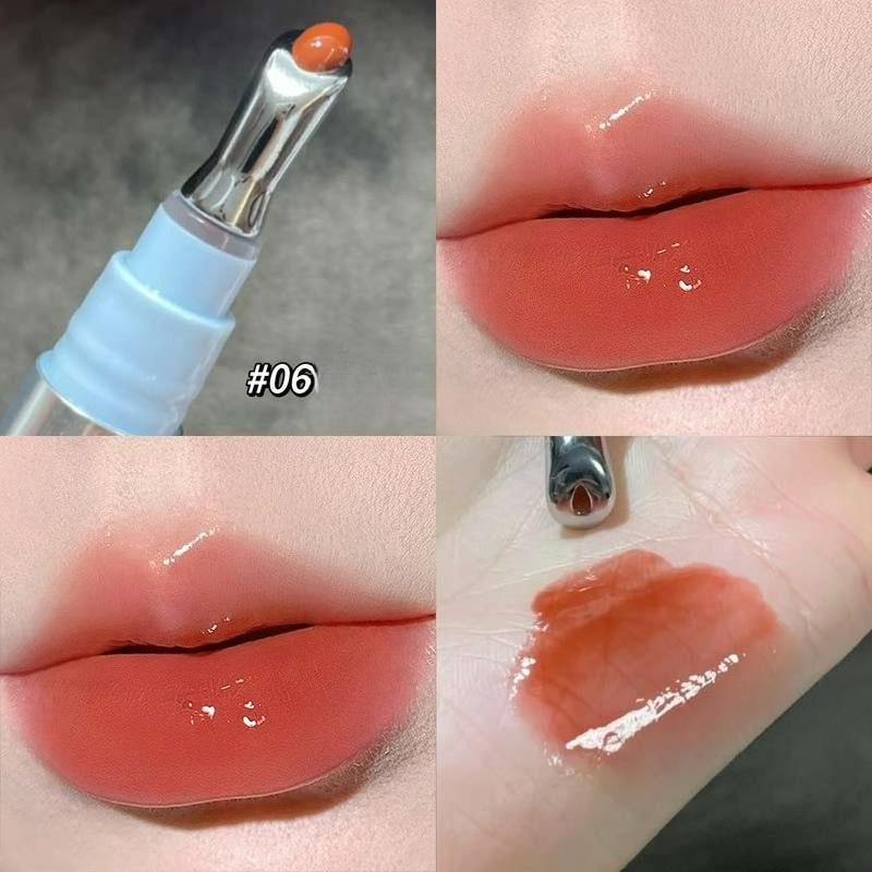 Gloss à lèvres, maquillage des lèvres hydratant brillant à l'eau glaçage à lèvres miroir