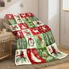 Christmas Reindeer Cardinal Blanket bedroom Blanket for Livingroom Couch lunch break Soft throw for Friend's festival Gift