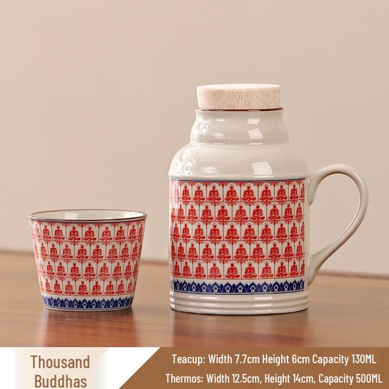 

ROYUGO Ceramic Mini Teapot & Cup Set