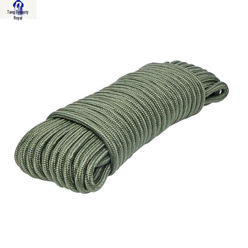 Military Green Outdoor Utility Rope, 10mm 100m
