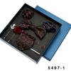 Men's Formal Tie & Pocket Square Eight-Piece Gift Set - High-End Wedding & Business 