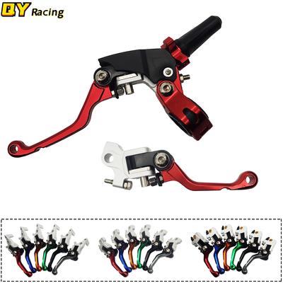 7/8'' CNC 360° Left Clutch Brake Handle Levers Perch For Dirt Bike Motorcycle ATV Spare Motorbike Modification Left Handle Perch