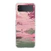 INS Korean Sunset Scenery Case For Samsung Galaxy Z Flip 3 4 5G Hard HD Folding PC Phone Cases For Samsung Z Flip3 Clear Cover