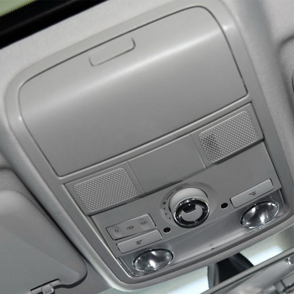 Portaocchiali da sole per auto Supporto Scatola portaoggetti per occhiali da sole Grigio 1K0868837 Per Golf Per Passat Aletta parasole Accessori per auto