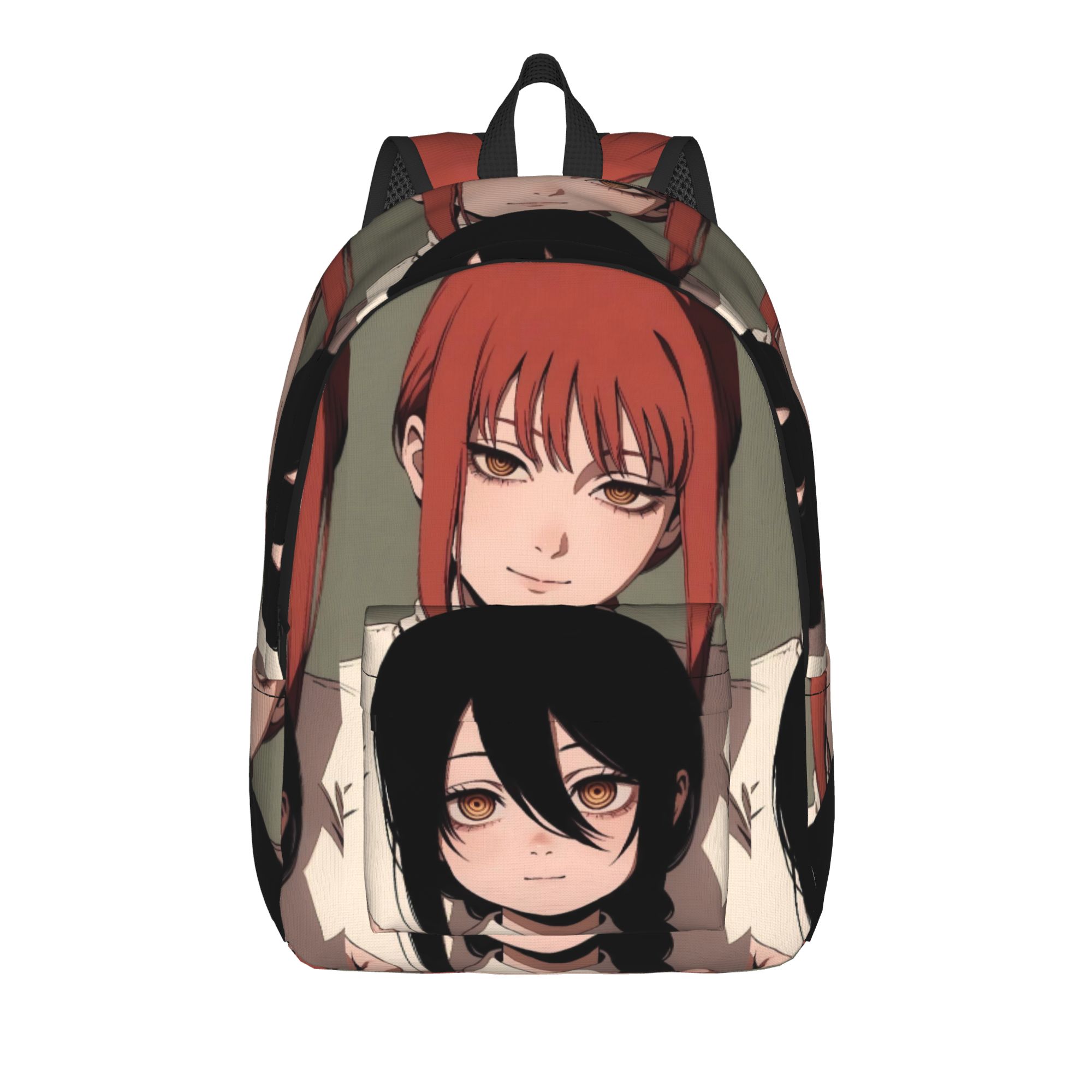 Makima intense anime Rugzak Mannen Chainsaws Mans Zachte Rugzakken Polyester Mode Schooltassen Wandelen Kleurrijke Rugzak S