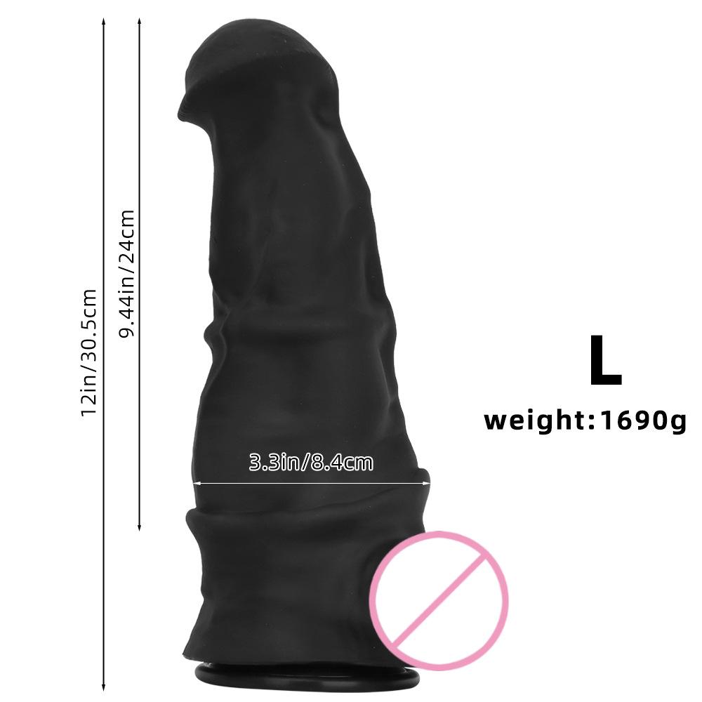 New Large Thick Horsehead Anal Plu Soft Silicone for Men and Women Extra Large Anal Plug