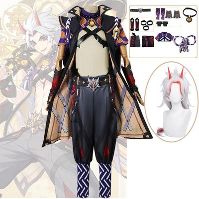 Game  Arataki Itto Cosplay Costume Arataki Itto Anime Clothes For Comic Cn Halloween Costumes For Women Man