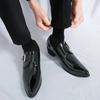 Men's Loafers, Leather Business Casual Shoes, Men's Fashionable Handmade Oxford Walking Breathable Shoes, Fashionable Hot Items