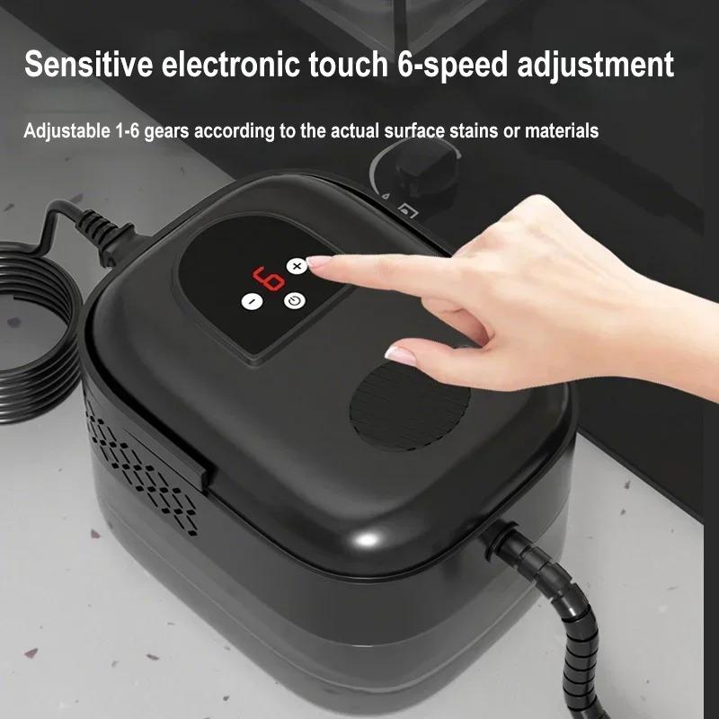 1500W High-Pressure Steam Cleaner Multifunctional with Remote Control for Kitchen Hood and Car Cleaning