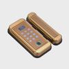 Smart Electronic Glass Door Lock with Fingerprint, Password, and Card Access for Home and Office