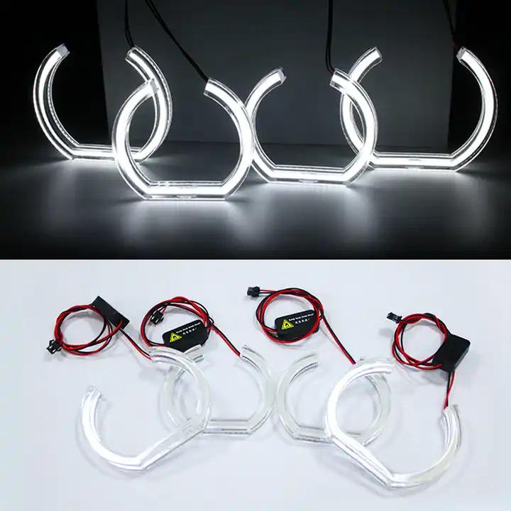 Universelle U-förmige Angel Eye Tagfahrlichter für E46: Weiß & Gelb