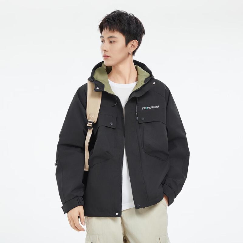 OVERPROTECTION Men's Hooded Outdoor Workwear Jacket