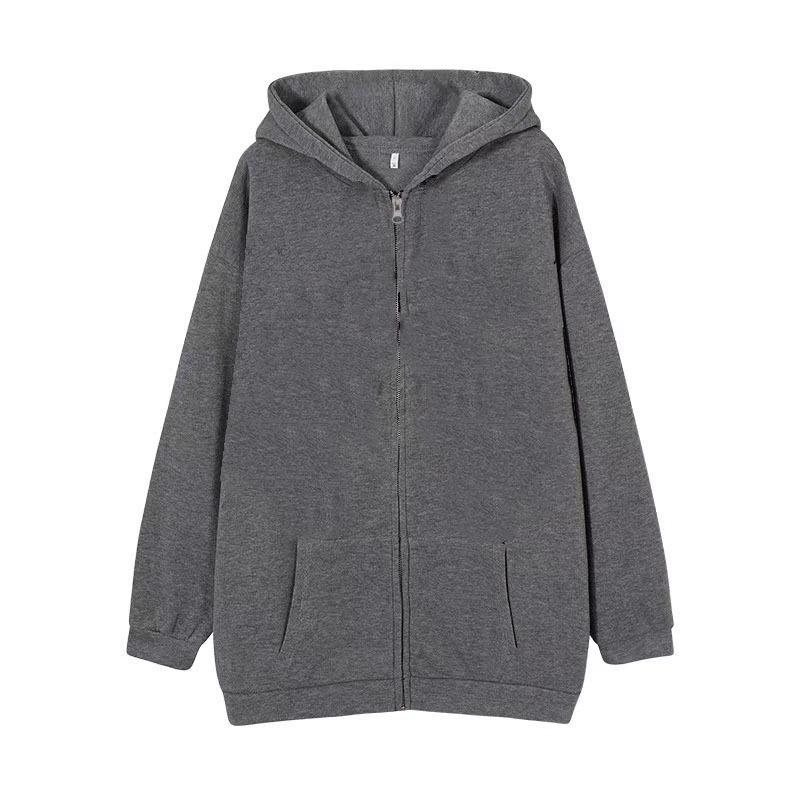 Men's Casual Fleece Zip-Up Hoodie Cardigan - Thick Autumn/Winter Sweatshirt Jacket