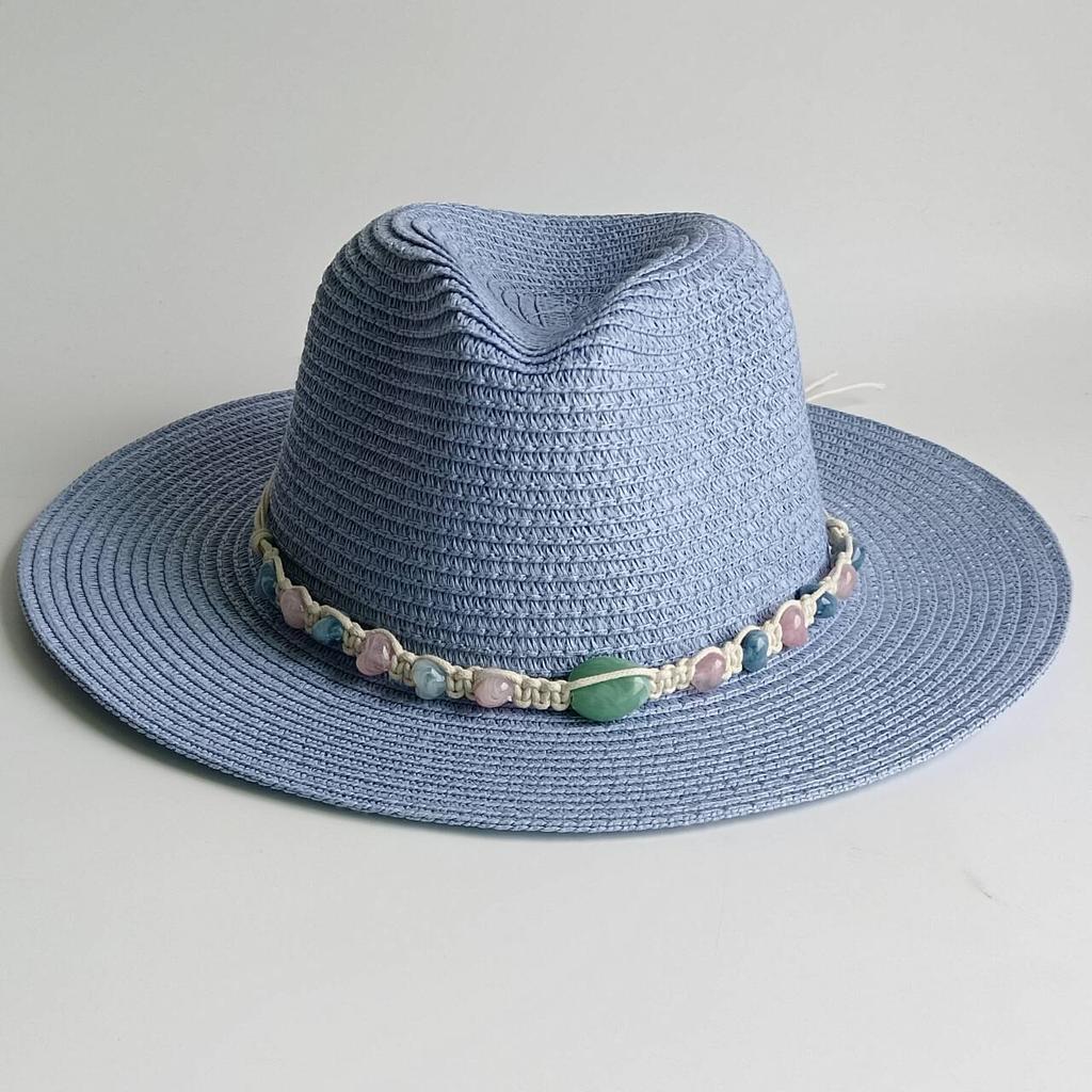 Summer Straw Hat Bohemian Shell Accessories Men and Women Straw Hat Sun Hat Candy Straw Hat Summer Hat  Chapeau
