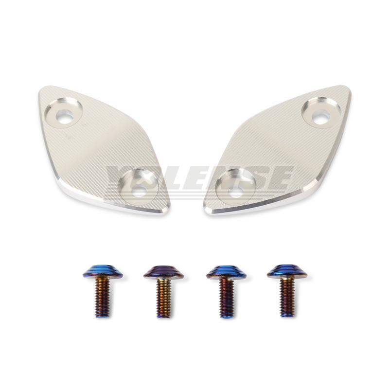 Fit For ZXJC 500RR ZX 500RR Motorcycle Mirror Seat Cover CNC Rearview Mirrors Seat Driven Mirror Base Brackets