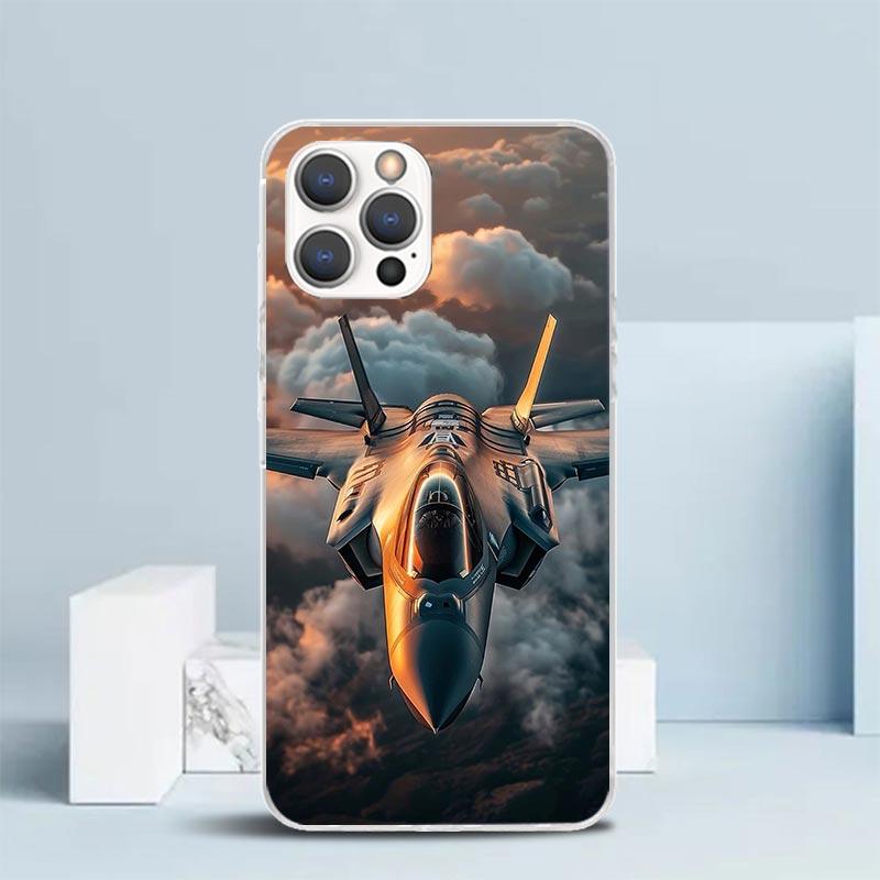 

Aircraft Airplane Cool Soft Cover for iPhone 16 17 Air 15 14 Pro Max 16E Phone Case 13 Mini 12 11 7 SE 8 Print Pattern Fit Cases iPhone 13 Pro