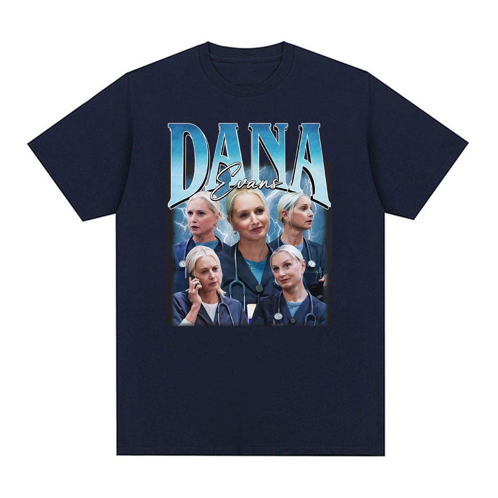Dana Evans Vintage Retro Nurse Fan Print T Shirt Unisexs Clothing Fashion Vintage Short Sleeve Tshirts Casual Oversized Tee Shirt