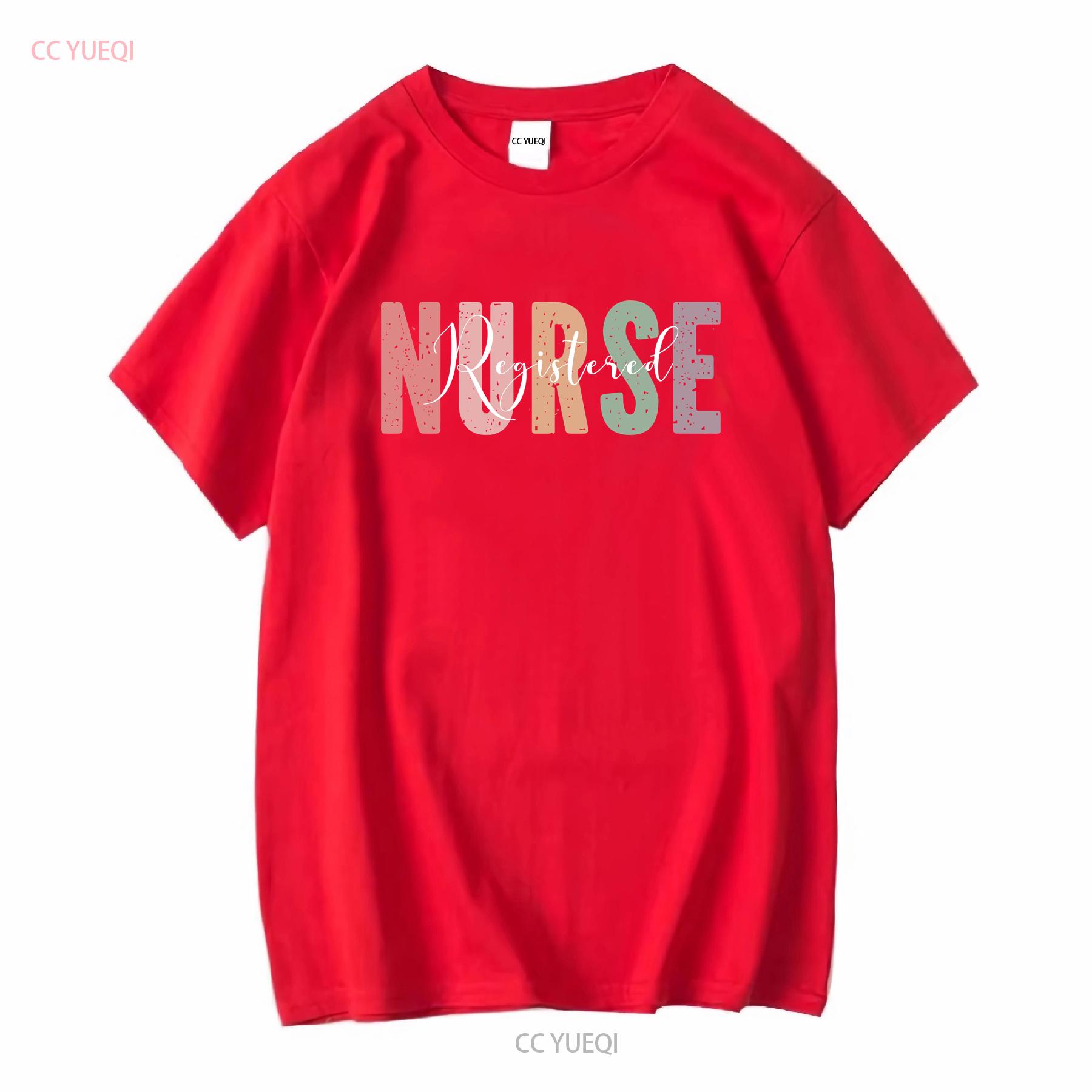 Футболка для зарегистрированной медсестры для женщин, выпускника медсестринского дела RN, винтажная, стираная, дышащая, повседневная, мягкая, удобная, унисекс, дизайнерская одежда S