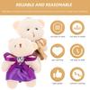 Alasum Small Plush Bears, Set of 10, Fluffy and Cute, Perfect for Kids and Girls, Home Decor, Miniature, Christmas, Graduation, Valentine's Day Gifts