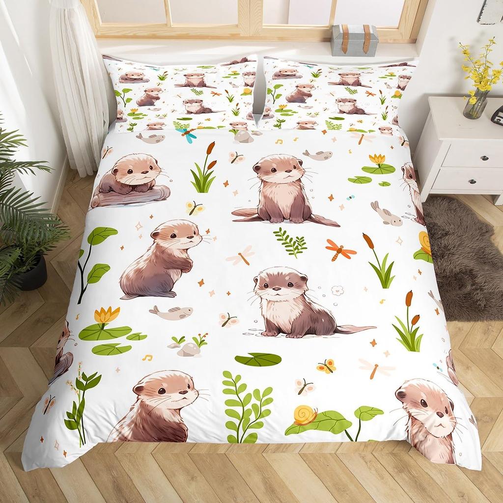 Mouse Duvet Cover Sets For Children Comforter Covers Lightweight Down Room Decor Queen Size 2 Pillowcases 1 Duvet Cover No Quilt