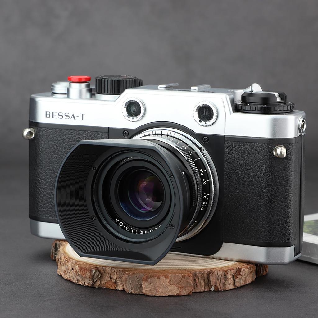 Haoge Bayonet Square Metal Lens Hood for Voigtlander 35mm Type I II ULTRON Aspheric Vintage Line VM Lens Replacement LH-VM12 35mm/f2 12/35 & F1.5