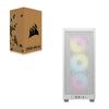 Corsair iCUE 2000D RGB AIRFLOW ITX-Tower, Mini-Tower-PC-Gehäuse, weiß, CC-9011247-WW