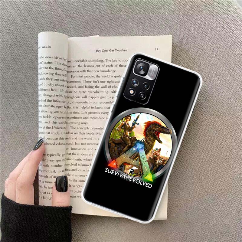 Game ARK Survival Evolved Phone Case For Redmi Note 13 12 Pro Plus 14 15 Pro 5G 11 11T 11E 11S 10 Pro 10S 9 9S Cover Cell Clear