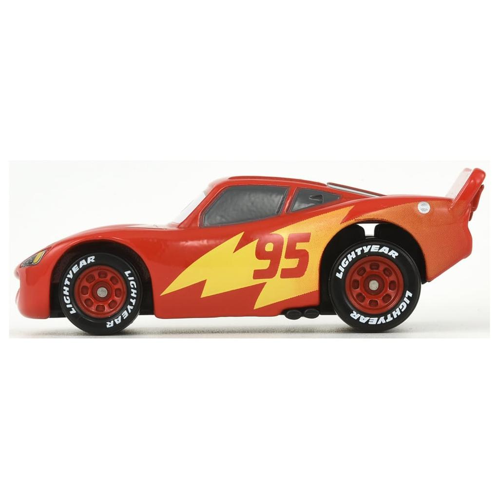 TAKARA TOMY Disney Cars Tomica Lightning McQueen Trip Miniature Car Toy for Ages 3 and Up C-34 (Road Type)