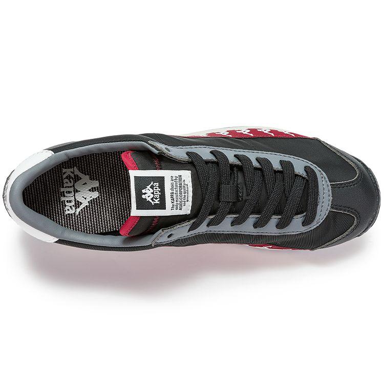 Kappa Commuting Casual Retro Slip-Resistant Durable Lightweight Low-Top Running Shoes Unisex sneaker Black Red K0CY5MM18-990