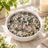 5mm-7mm Green Phantom Quartz Crystal Chips Polished Gemstone Gravel for Jewelry Making Resin Art DIY Crafts and Home Decoration