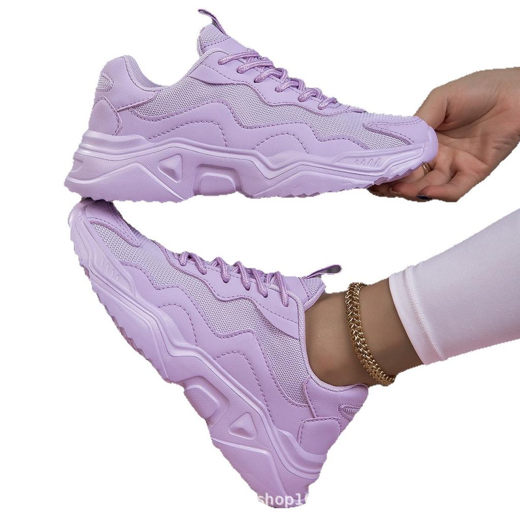 Dad Shoes Mesh Atmungsaktive Freizeitschuhe Outdoor Mode Vielseitig Student Laufschuhe Stoff Turnschuhe