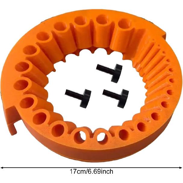 Drill Bit Sharpener for Grinder, Power Drill Bit Grinding Attachment, Handheld Drill Sharpener, Angle Grinder Drill Bit Sharpener, Compatible with 2