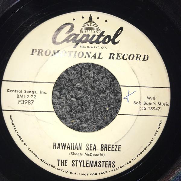 

7inch Record STYLEMASTERS - Hawaiian Sea Breeze / Those Nights F3987PROMO CAPITOL US Pop Used