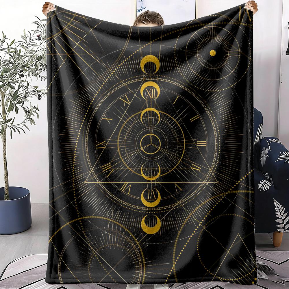 Full M-Metal Alchemist Anime Throw Soft Flannel Throw Summer AC Blanket Lightweight Cool Nap Blanket for Sofa Bed Couch Travel 75X95CM