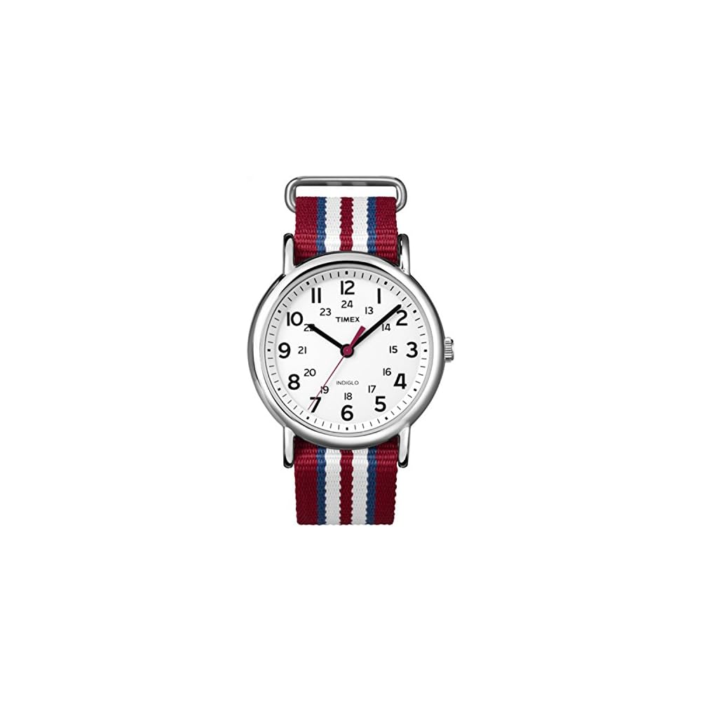 Timex Weekender Unisex Watch White Dial 3ATM Water Resistant T2N746