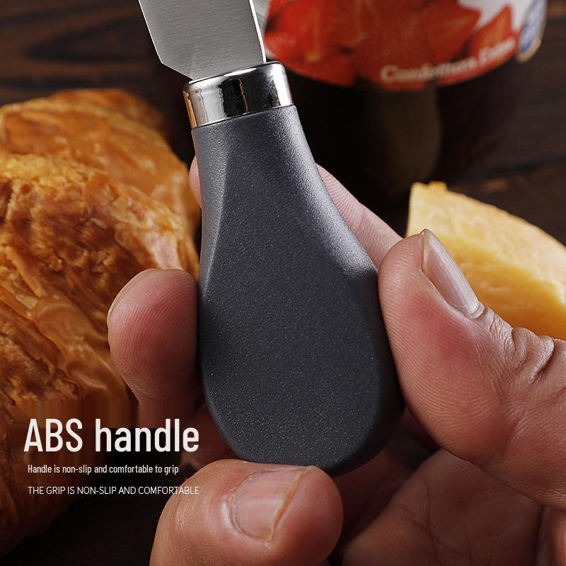 3-Piece Stainless Steel Cheese and Butter Knife Set with Fork